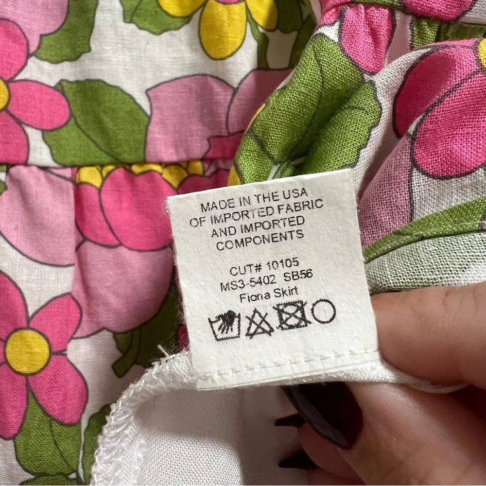 NEW NWT Show Me Your Mumu Fiona Mini Skirt In Fresh Floral Print